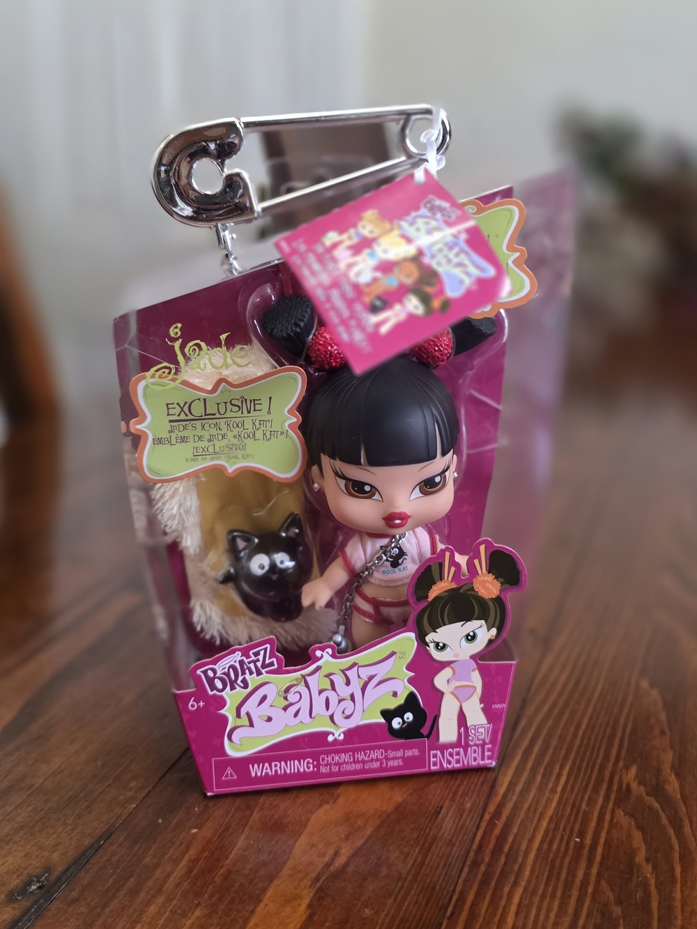 Babyz Pink Asian Doll Jade with Black Cat Accessory -